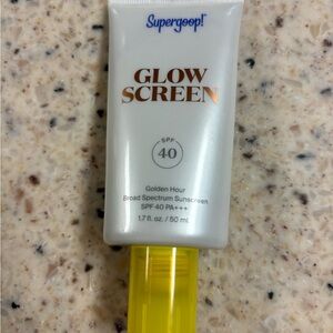 Supergoop glow screen shade golden hour